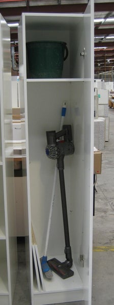 TALL GARAGE STORAGE / BROOM 400wide LH or RH - NZ MADE Carousel 2