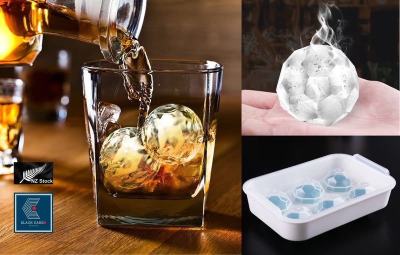 Brand New 6 Giant Ice Balls Ice Cube Ice Balls Mould Whiskey *Clearance* Carousel 2