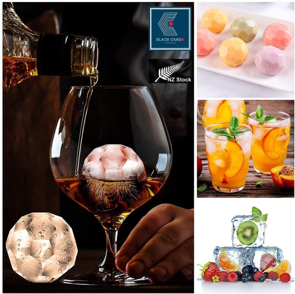 Brand New 6 Giant Ice Balls Ice Cube Ice Balls Mould Whiskey *Clearance* Carousel 1