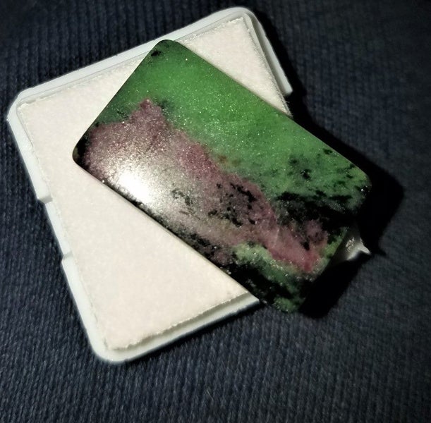 Natural Ruby Zoisite Radiant Cabochon Loose Gemstone 17.5 Ct Carousel 5