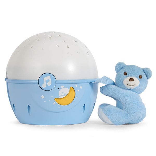 Chicco Next 2 Stars Baby Musical Lamp Cot Crib Night Light Projector 0m+ Blue Carousel 1