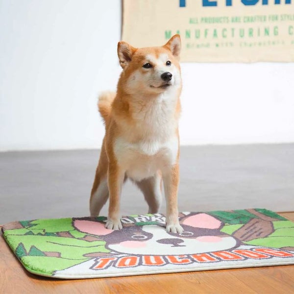 Touchdog 50cm Rectangle Gripped Pet Cat Dog Soft Resting Sleeping Mat Pad Corgi Carousel 2
