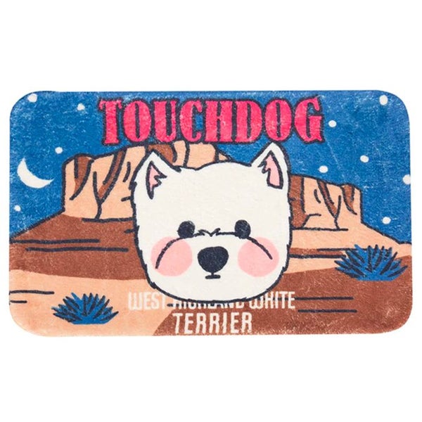 Touchdog 50cm Rectangle Gripped Pet Cat Dog Resting Sleeping Mat Pad Terrier Carousel 1