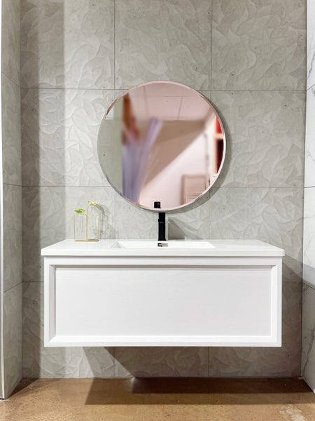 Timber Veneer on Plywood Vanity Wall Hung 1200mm Breeze-120V11 Carousel 2