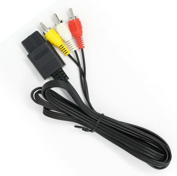 SNES GameCube TV Cable N64 AV Video Lead RCA Audio Carousel 2