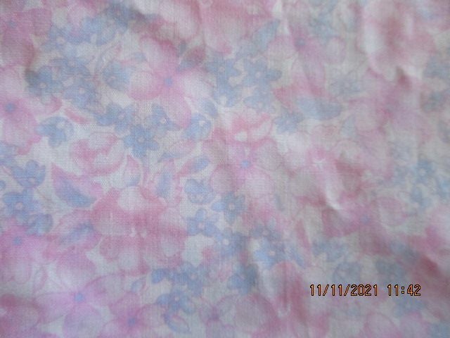 pretty blue/pinks floral fabric Carousel 2