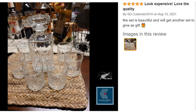 Brand New Crystal Whiskey & Wine Decanter Glasses Set*Hot SALE62984191507585111
