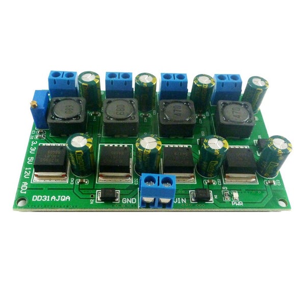 3A DC Step-Down Buck Converter Module LM2596 AMS1117 7805 7812 MP2307 MP1584 Carousel 1