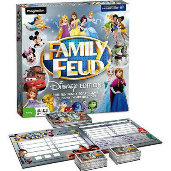 Family Feud Disney Edition Board Game Carousel 2
