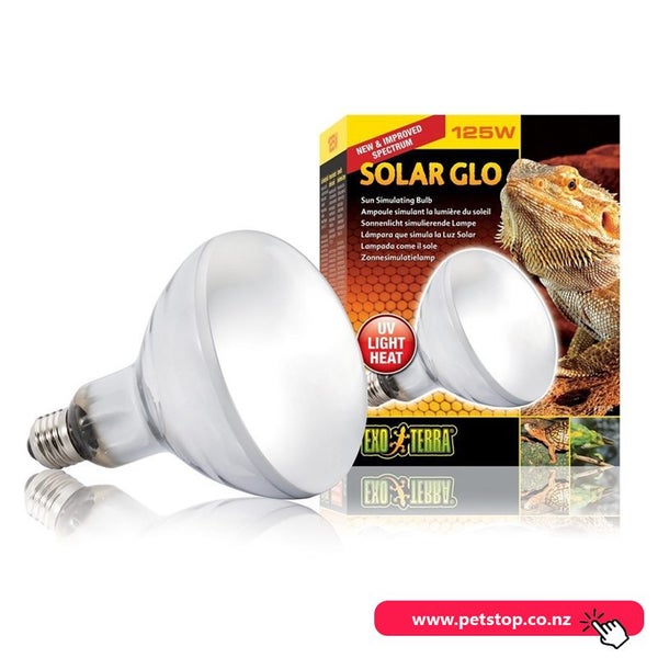 Exo Terra Solar Glo All-In-One UVA,UVB Visual light and Heat 125W Carousel 1