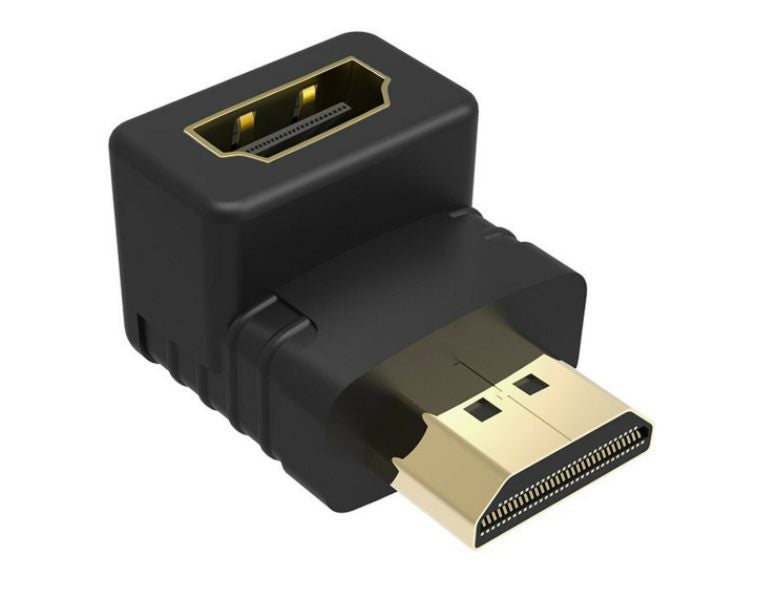 HDMI Male to Female Right Angle 90 Degree Adapter Carousel 1