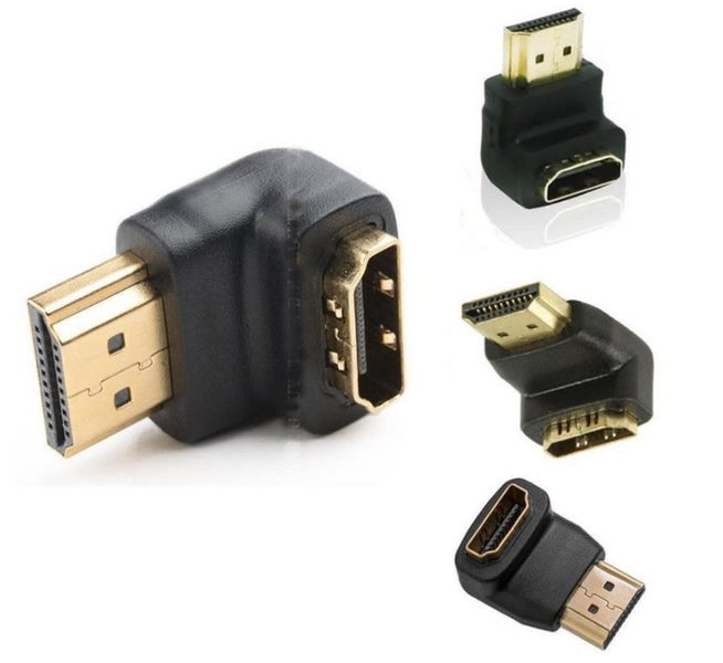 HDMI Male to Female Right Angle 90 Degree Adapter Carousel 3