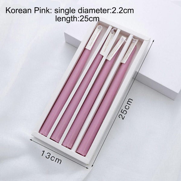 Essential Oil RosePink & Rose Scented Pillar Xmas Candle Carousel 2