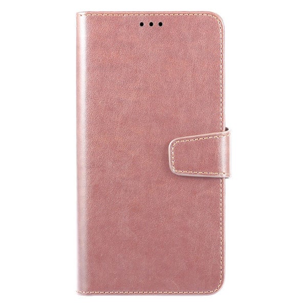 Samsung galaxy a23 PU leather wallet case cowhide finish lanyard rose gold Carousel 2