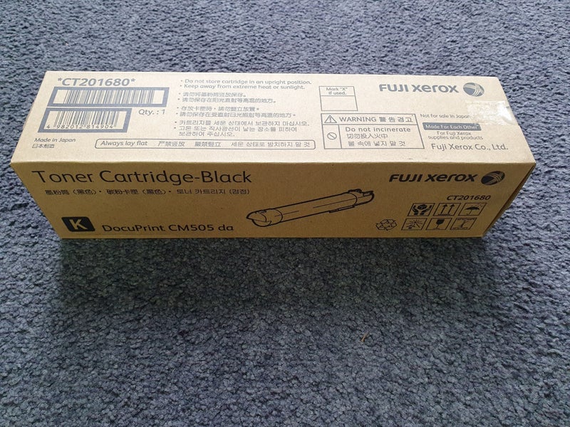 Fuji Xerox - Genuine CT201680 Black toner DP CM505da , New & Sealed Carousel 1
