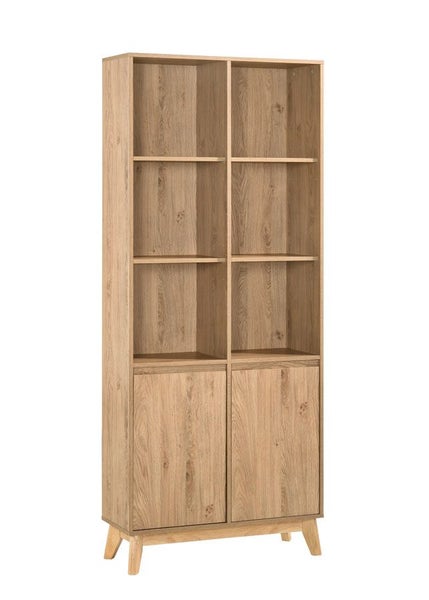 ESPRESSO TWO DOOR BOOKSHALVES + THREE DRAWERES BOOKSHALVES NATRUAL COLOUR Carousel 2