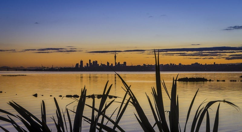 Auckland City Sunrise (80cm Canvas Print) Carousel 1