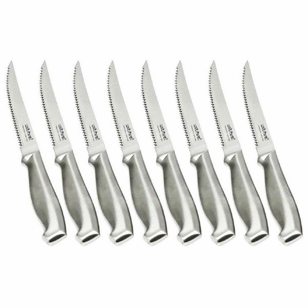 Wiltshire 8pc Stainless Steel Steak Knife Set 8 Piece | 12cm Carousel 2