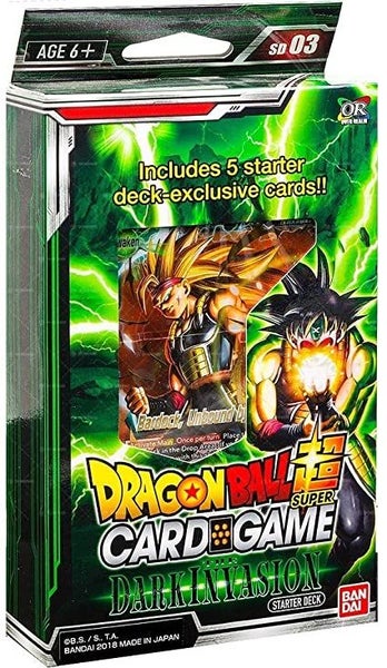 Dragon Ball Z Super The Dark Invasion Starter Deck Series 3 Cross Worlds Carousel 1