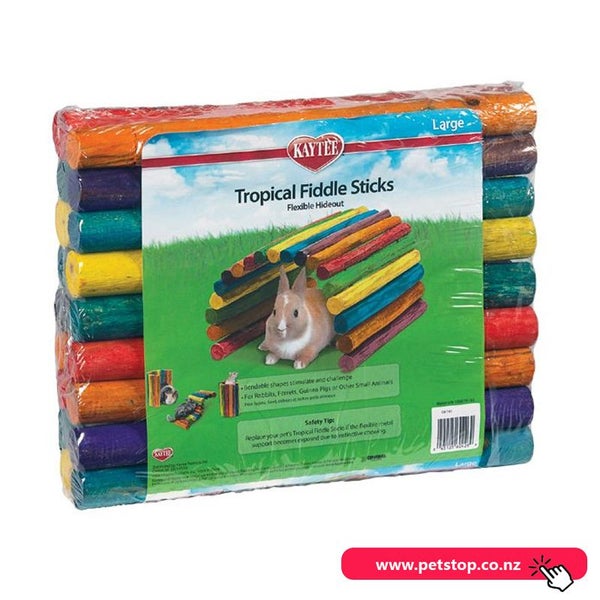 KayTee Tropical Fiddle Sticks Large-For Rabbits, Ferrets, Guinea Pigs and Small Carousel 2