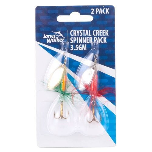 Jarvis Walker Crystal Creek Spinner Lure - 7g 2pack Carousel 1