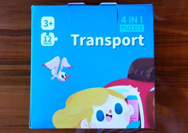 Kids Helicopter Puzzle - 12 Pieces Carousel 1