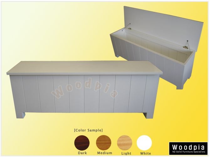 NZ MADE Solid Wood Custom Blanket Box(W1) Carousel 1