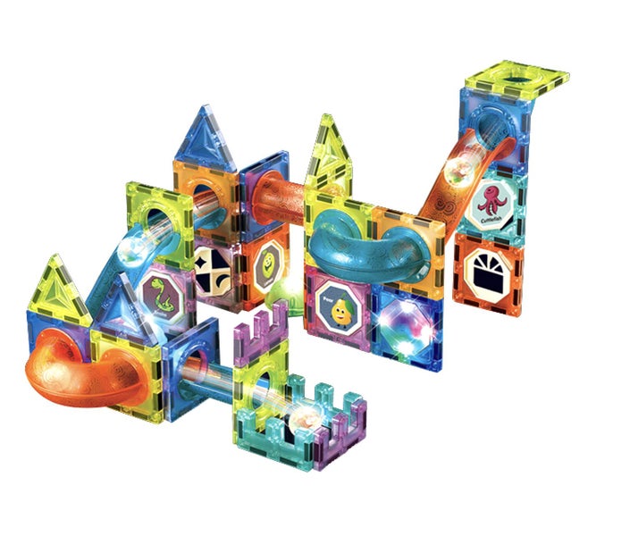 Light Magnetic Blocks/ Tiles Carousel 2