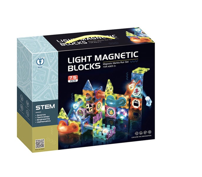 Light Magnetic Blocks/ Tiles Carousel 1