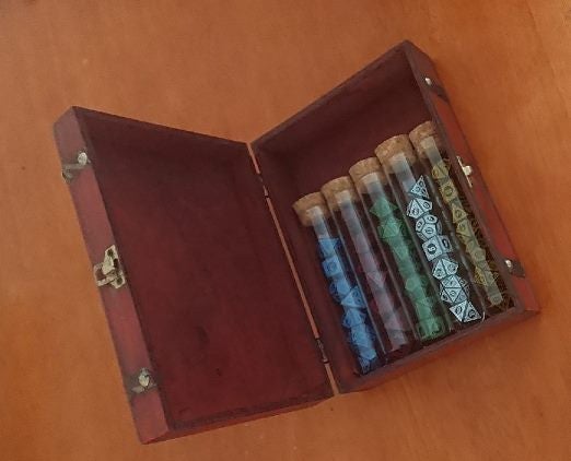Dungeons and Dragons(DND) dice set potion box Carousel 1