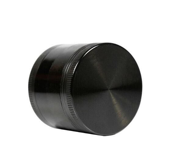 Tobacco Herb Spice Grinder 4 Layers Metal Aluminum Portable Black Smoke Crusher Carousel 5