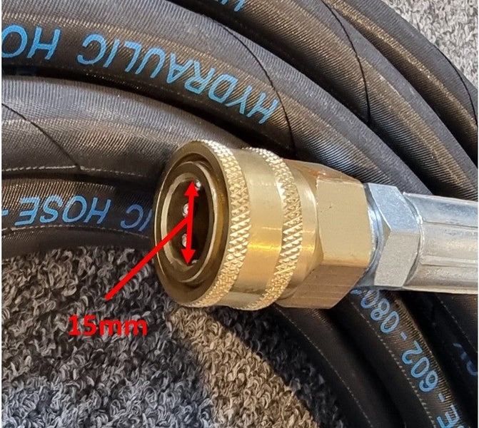 Pressure Washer Hose 15 meter Heavy Duty Carousel 3