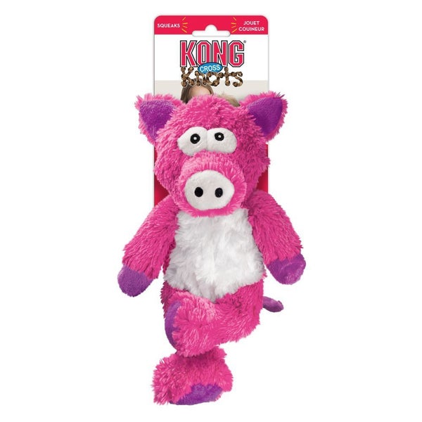 Dog Toy Kong Cross Knots Pig Medium/Large Carousel 1