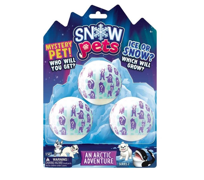Be Amazing Snow Pets Series 2, 3 Pack Carousel 1