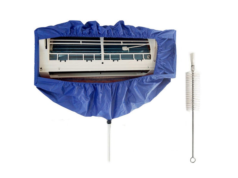 L Wall Mounted Air Conditioning Service Bag Cleaning Brush with Water Pipe Carousel 1