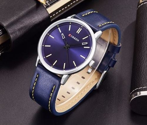 Curren 8233 Business Blue Casual Men's Watch - Limited Stock Available Carousel 1
