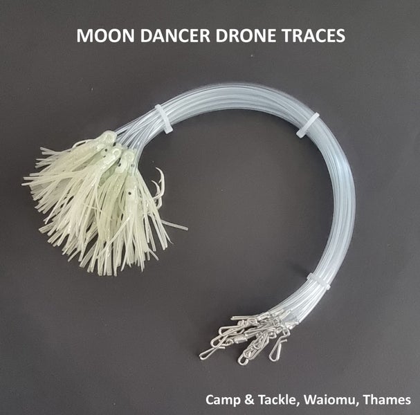 Drone Traces with Lumo Octopus Skirts x 12 NZ MADE Carousel 1