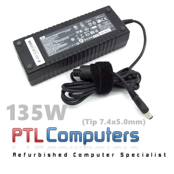 Replacement HP 19V 7.1A 135W 397747-001 Envy 17-1003tx dv8-1106tx TouchSmart 600 Carousel 1