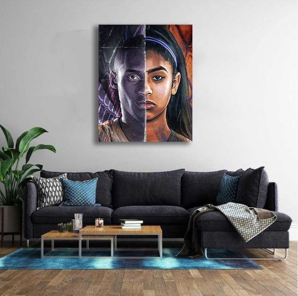 Free Shipping 1 Panel Canvas Art - Kobe & GIGI Carousel 3