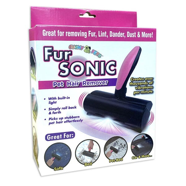 Cushy Pets Fur Sonic Pet Dog Cat Hair Lint Fur Cleaning Remover Roller Carousel 1