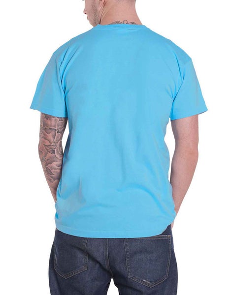 Gorillaz T Shirt Group Circle Rise Band Logo new Official Mens Sapphire Blue Carousel 2