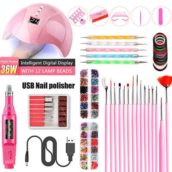 New Nail Lamp Electric Nail Drill Set Sale Sale Carousel 1