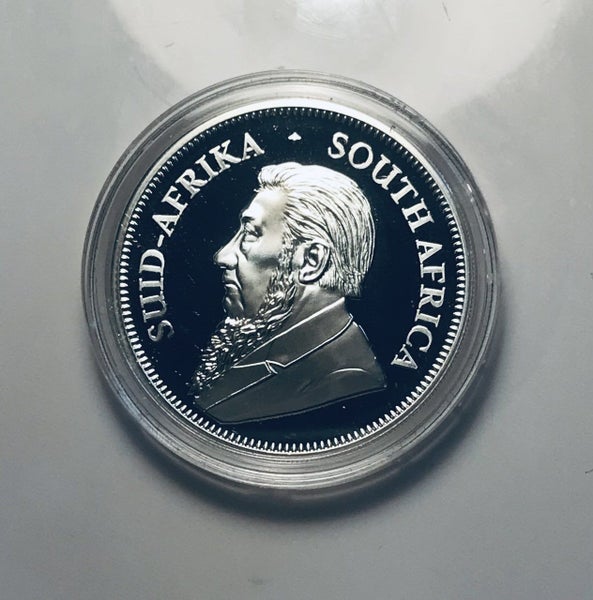 2018 1 OZ SOUTH AFRICA KRUGERRAND PROOF SILVER COIN - No:xxxxx/15000 Carousel 2
