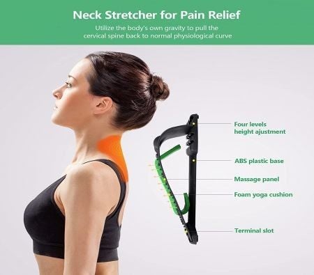 Neck Back Massage Stretcher Shoulder Relaxer Carousel 9