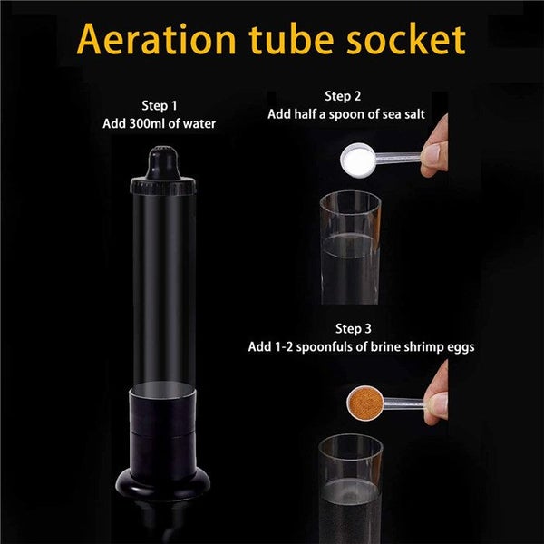 Brine Shrimp Eggs Incubator Hatchery Artemia Eggs Fish Tank Hatch Tool Carousel 5