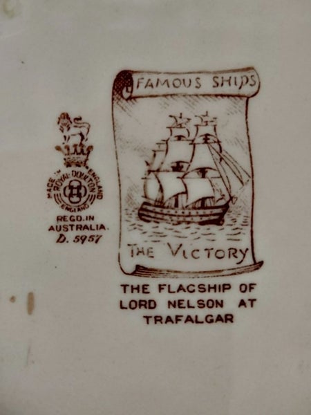 Royal Doulton HMS Victory Rack Plate Carousel 2