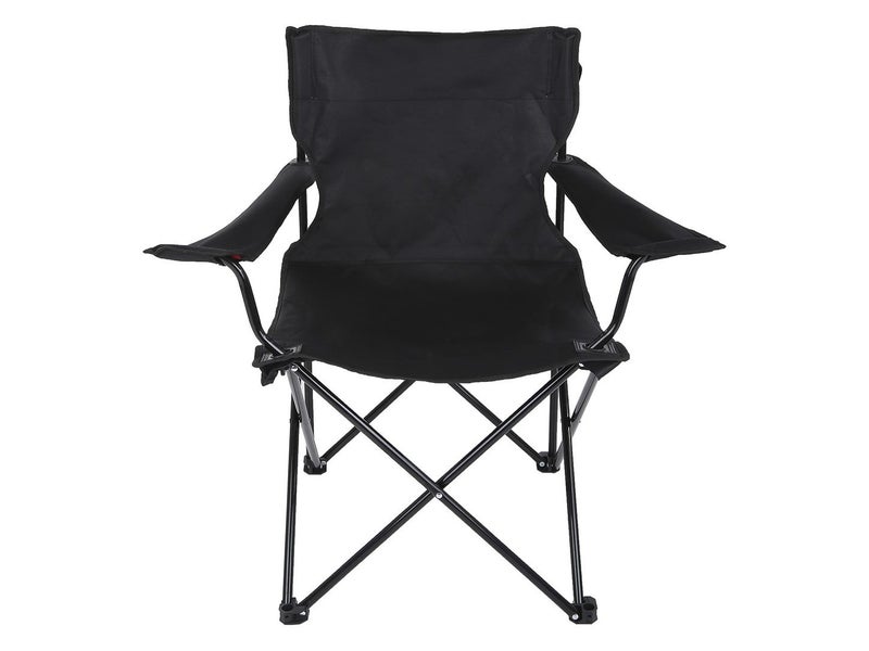 Folding Camp Chair - Black - 100kg Rating Carousel 2