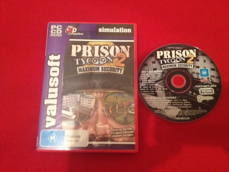 Prison Tycoon 2: Maximum Security - PC Game $1 RESERVE! Carousel 1