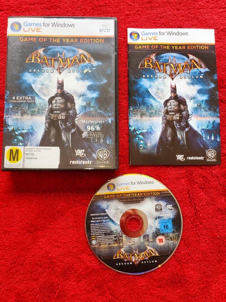 Batman Arkham Asylum: Game Of The Year Edition - 9/10! PC Game Carousel 1