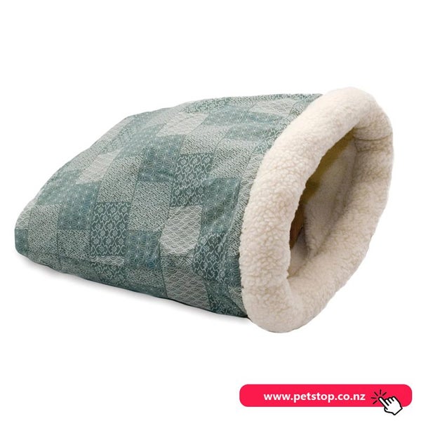 K&H Cat Sack Kitty Crinkle Sack Teal Carousel 1